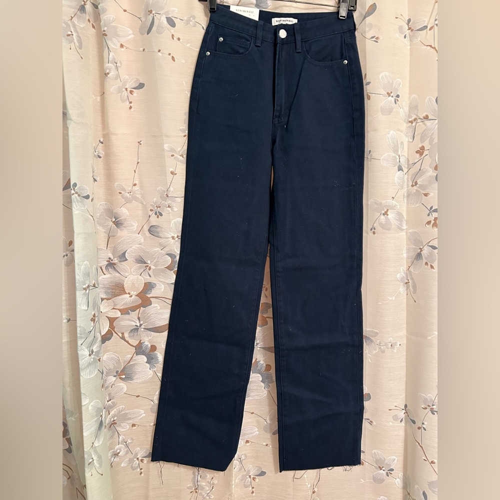WeWoreWhat Women's Straight Leg Jeans - Navy